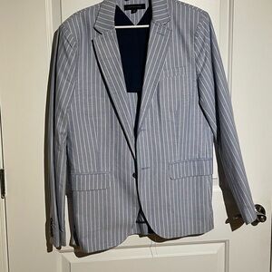Tommy Hilfiger Blue Striped Blazer